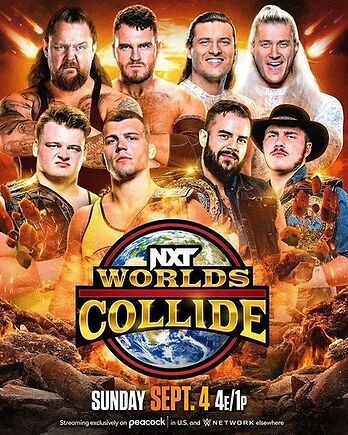 WWE NXT Worlds Collide NxT vs NxT UK 9/4/22 September 4th 2022
