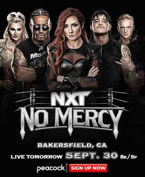 WWE NxT No Mercy PPV 9/30/23 September 30th 2023