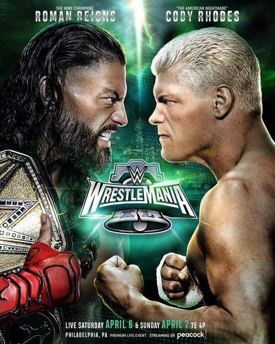 WWE WrestleMania XL 2024 Night 2 Sunday PPV Live 4/7/24 April 7th 2024