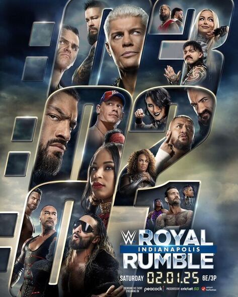 WWE Royal Rumble 2025 PPV Live 2/1/25 February 1st 2025