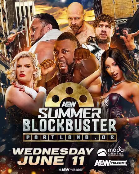 AEW SummerBlockBuster Dynamite + Collision Live 6/11/25 June 11th 2025